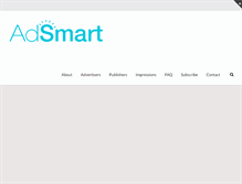 Tablet Screenshot of adsmart.com